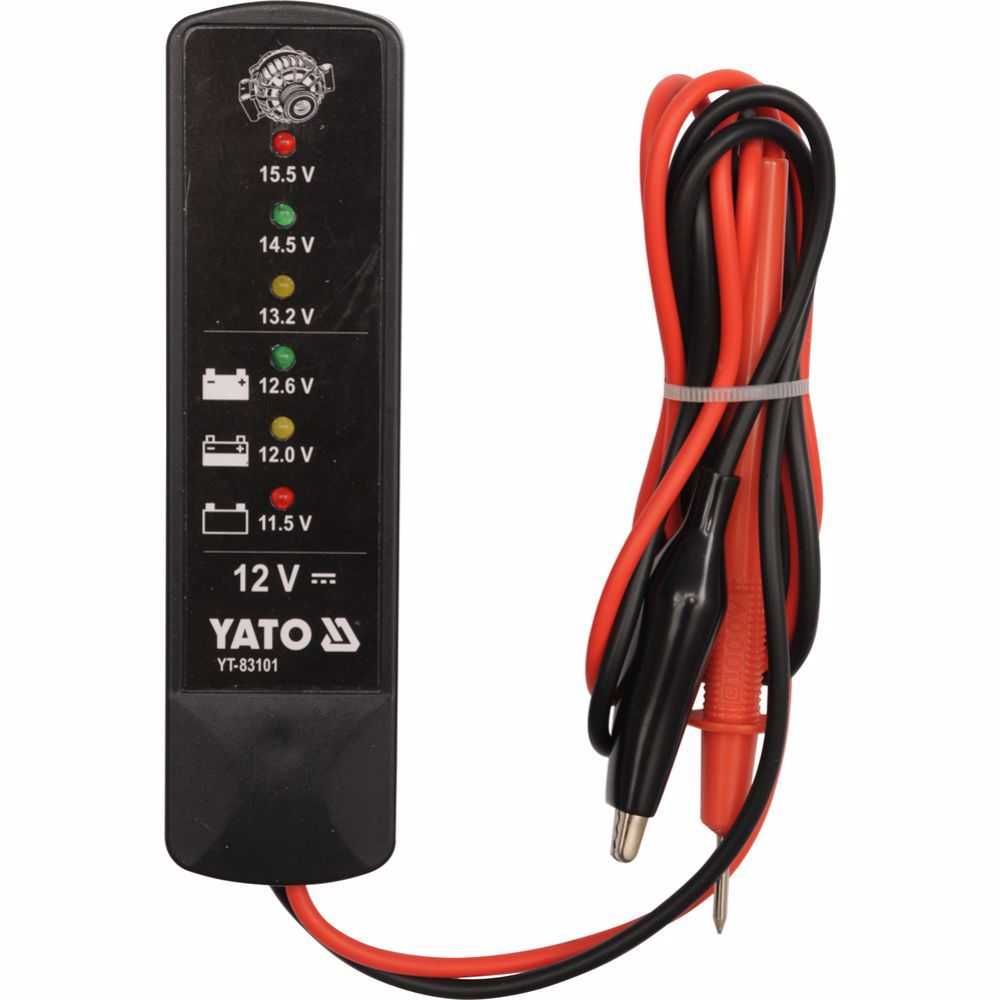Тестер за акумулатори YATO, 12 V, 150 – 1400 A, LED