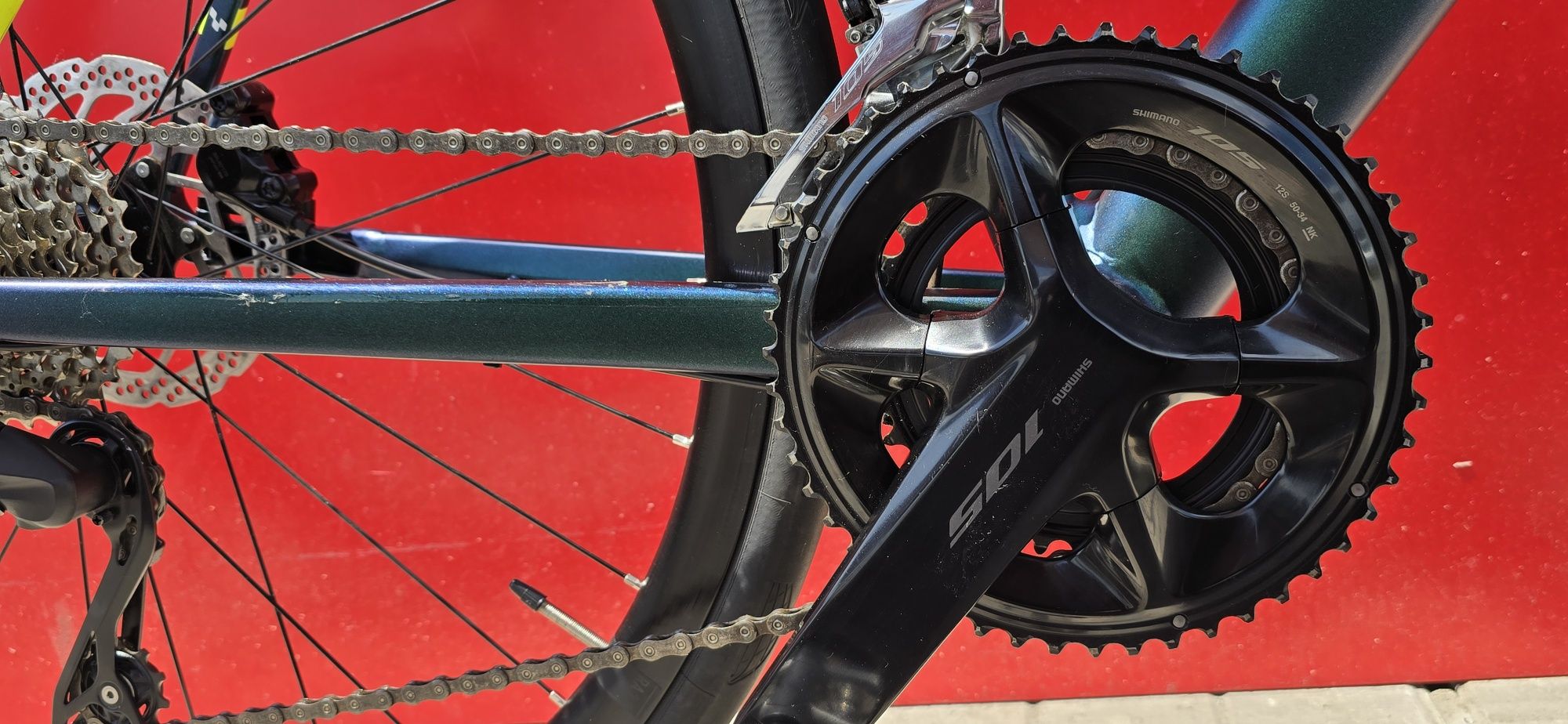 CUBE - ATTAIN - ГРАВЕЛ 2х12 L разм. (56) Shimano 105 Meталик НОВ