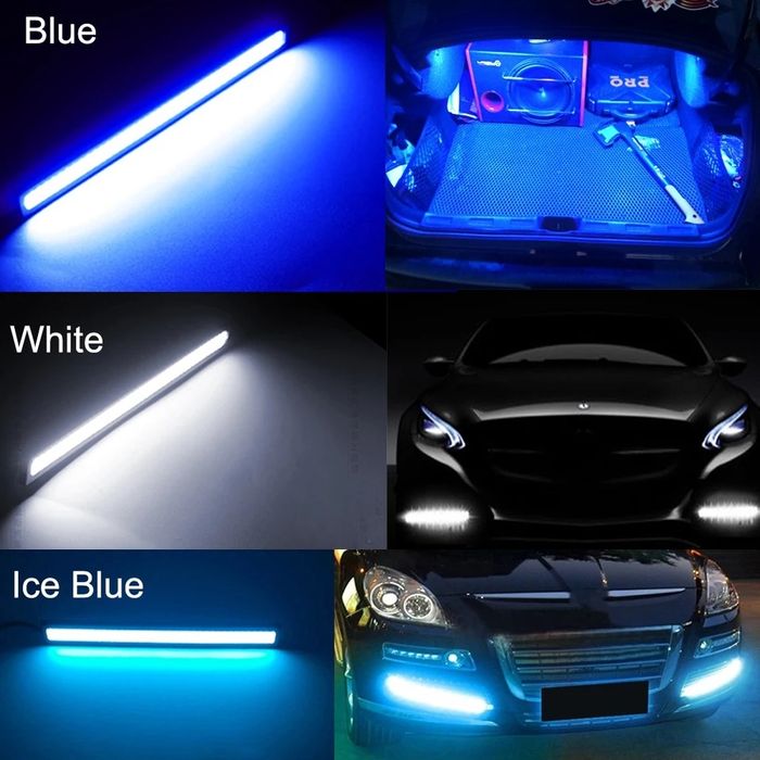Banda Led lumini zi DRL alb / ice bleu 12W