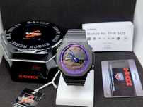 Ceas Sport Casio G-Shock GA-2100 Black Purple – Nou, Garanție 2 Ani