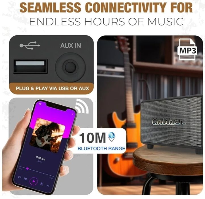 Boxă Bluetooth 200 wați (Nouă)
