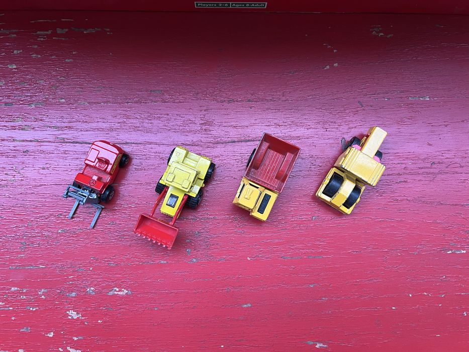 MATCHBOX лот от 4 броя моделчета строителна техника Made in England