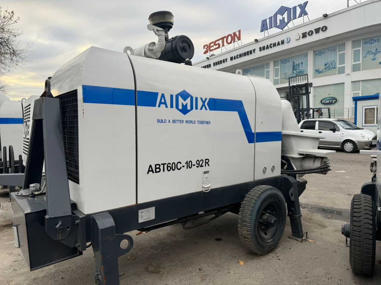Дизельный стационарный бетононасос ABT60C-10-92R