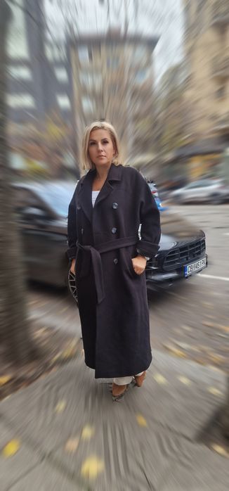 ПАЛТО ОТ ВЪЛНА И Кашмир  модел в стил  MAX MARA