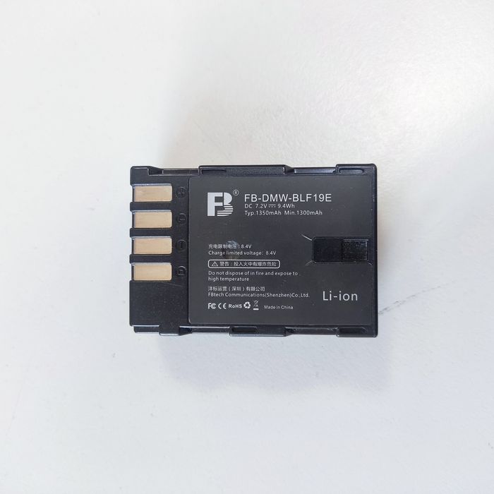 Батарейка FB DMW-BLF19E для Panasonic GH5, GH5S, GH4 и другие модели.