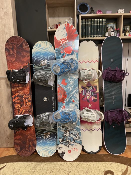 Placi snowboard copii sau adulti /legaturi boots