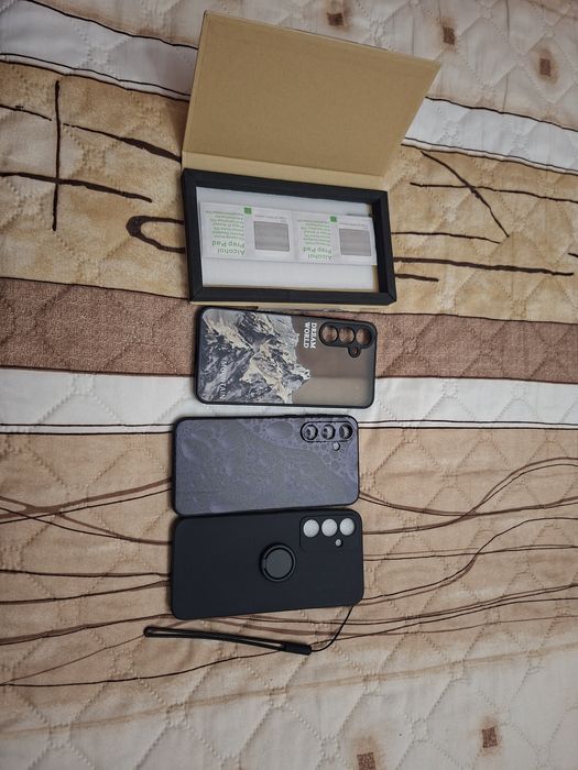 galaxy a55 2 протектора и 3 кейс