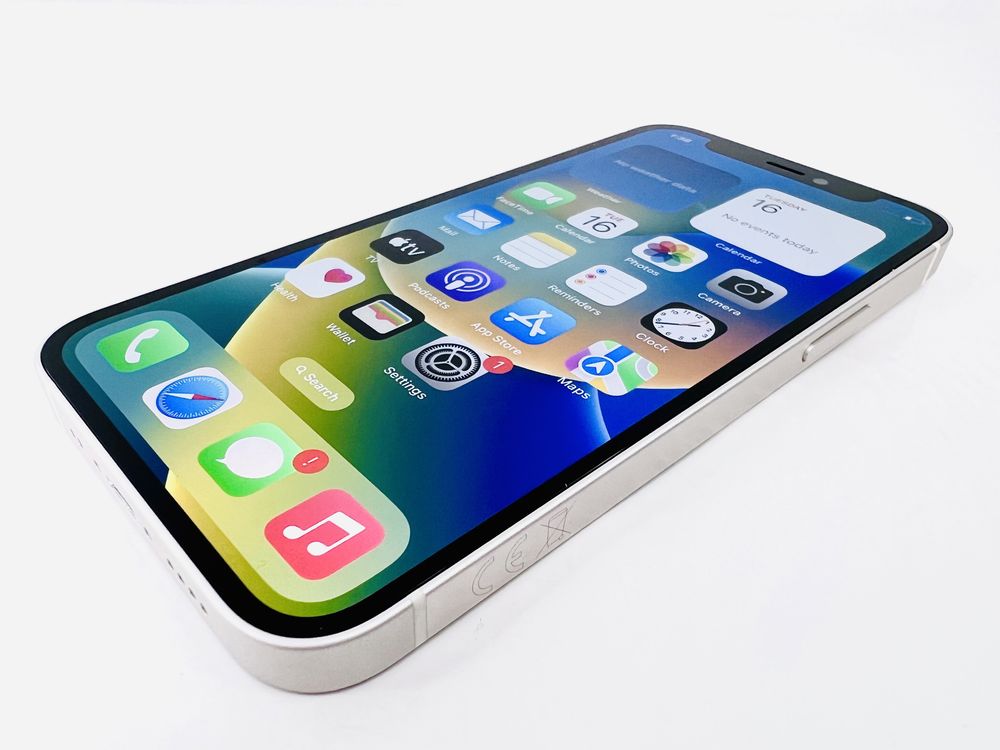 Apple iPhone 12 128GB White Перфектен! Гаранция!
