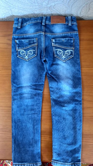 Зимние джинсы для девочки 3-4 года