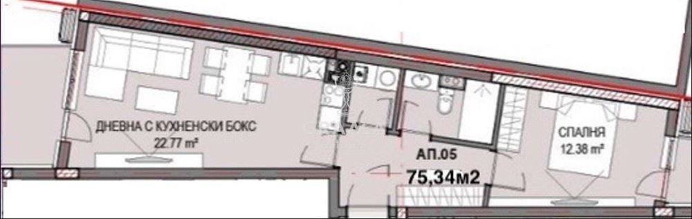 Продава се Двустаен апартамент в София, Кръстова вада - 75 кв.м за 3067 €/кв.м - Снимка #1