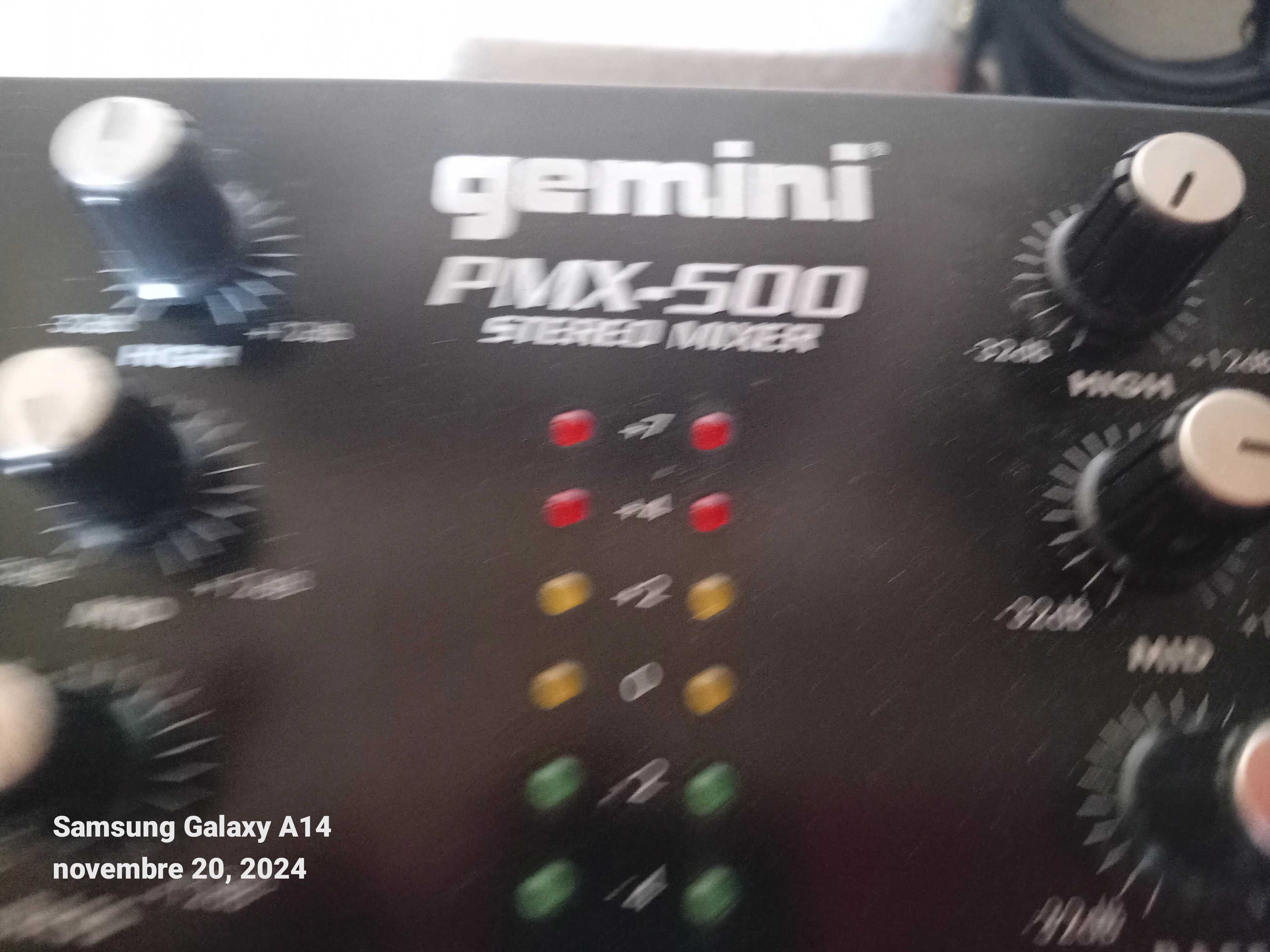 Stéréo Mixer-Gemini PMX 500