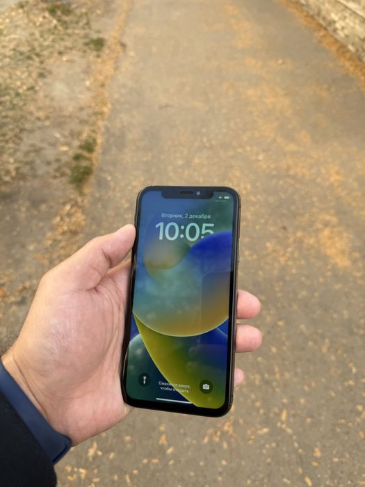 Iphone x ayfon x 64gb qora sotiladi tel ideal aybi yo face ishlidi