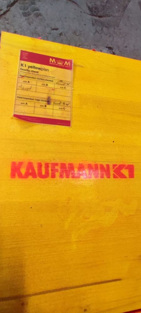 KAUFMANN,K1 panouri cofraj, placa galbena, cofraje tip doka, lana