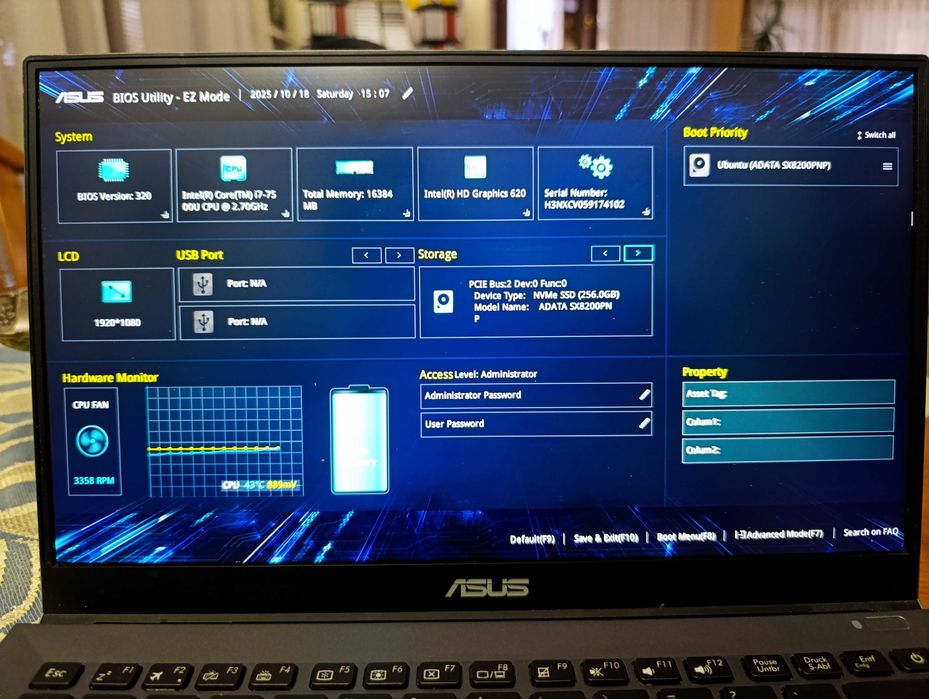Продавам лаптоп Asus pro B9440UA