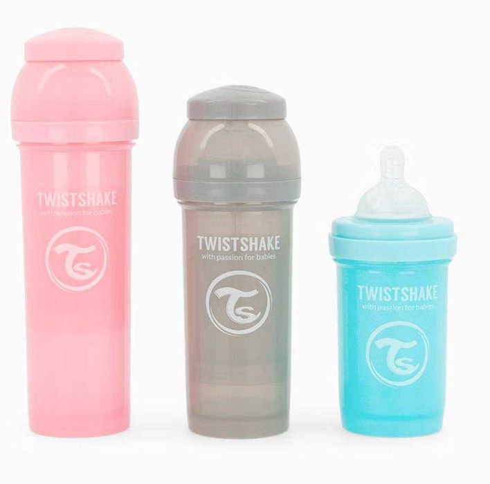 Детские антиколиковые Бутылочки Twistshake + дополнительный набор