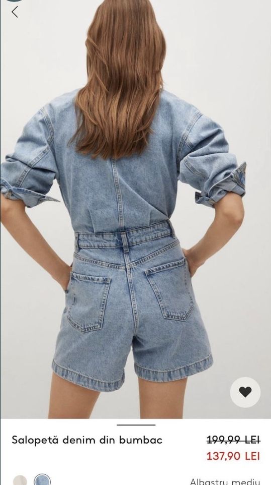 Salopetă Denim Mango