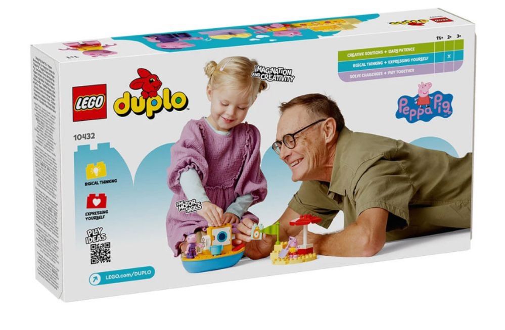 Чисто ново неразопаковано Lego Duplo Peppa - пътуване с лодка