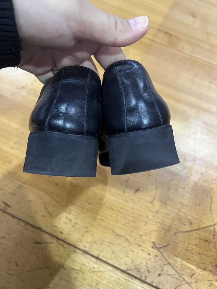 Pantofi de dama din piele naturala, inalti, 39