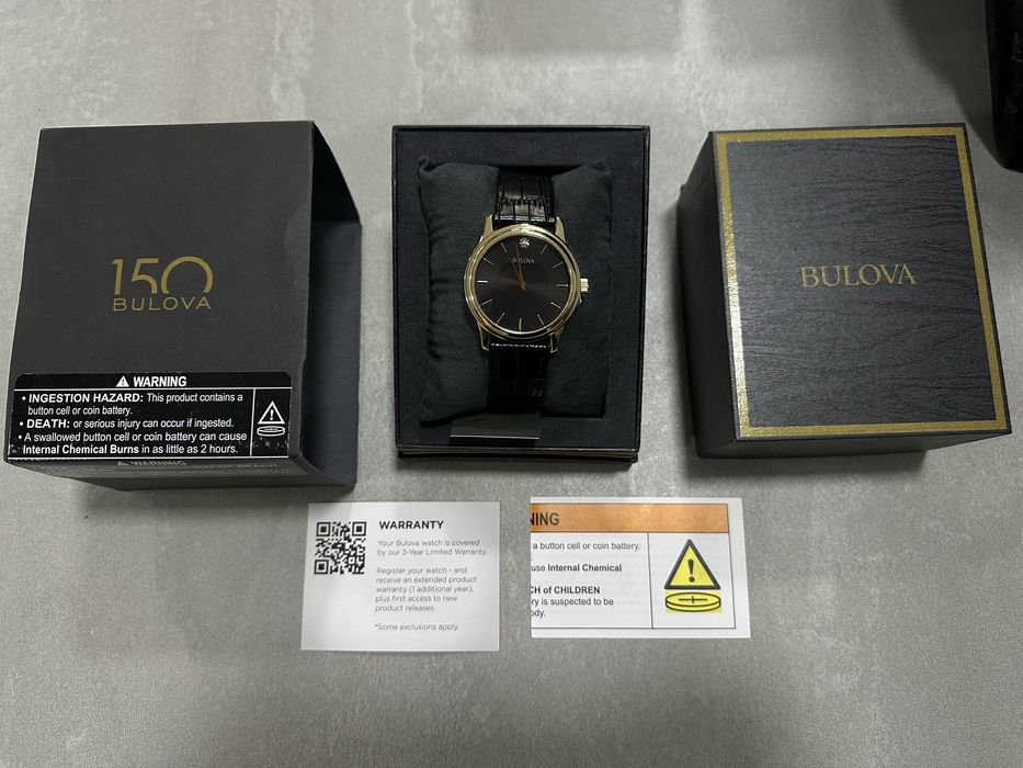 ORIGINAL Bulova — Наручные часы с бриллиантом, США