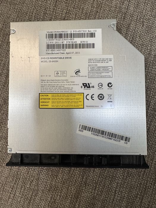 Dvd привод для ноутбука  рабочий