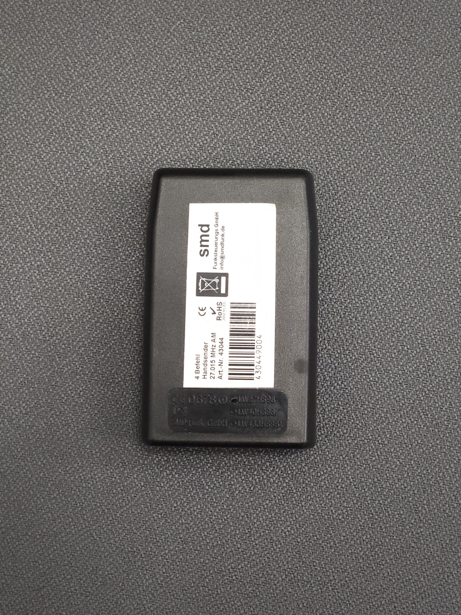 Telecomanda garaj/poarta/bariera/automatizari cu 4 canale