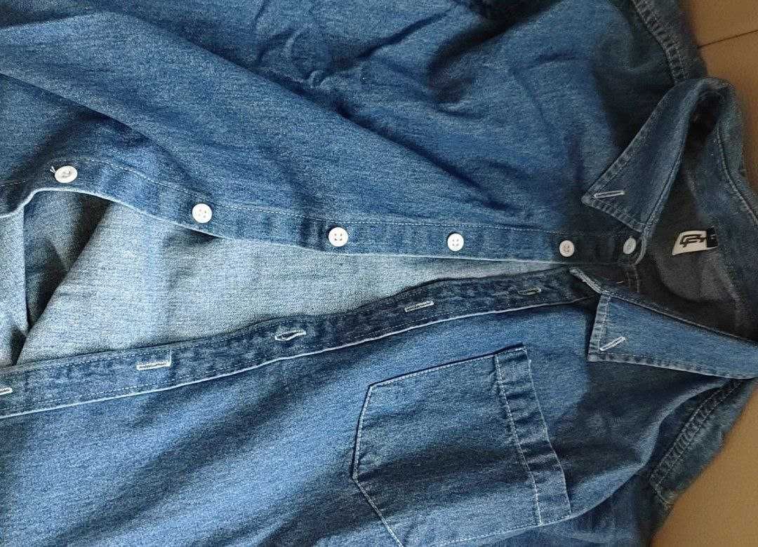 Мужская джинсовая рубашка
