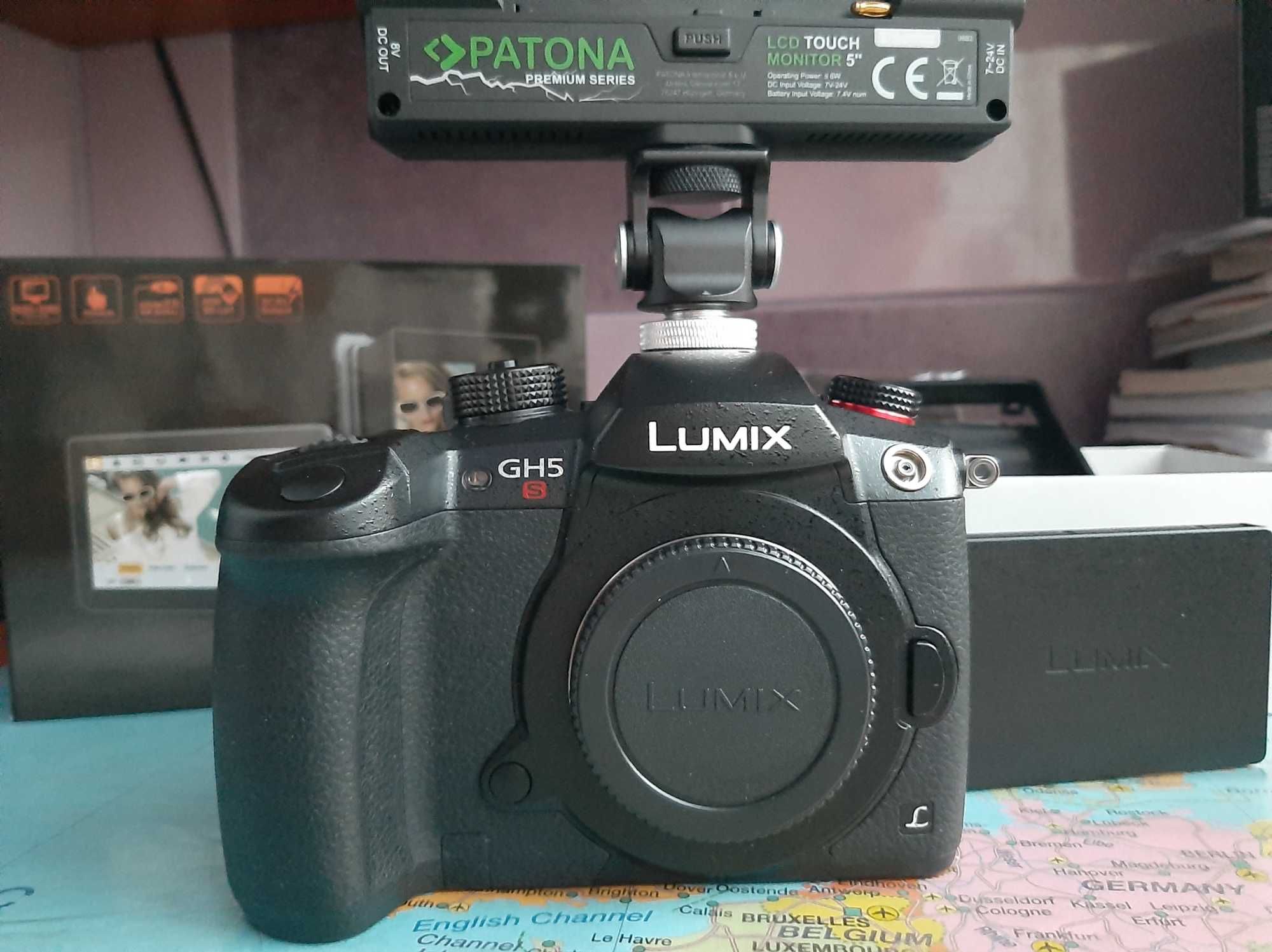 Panasonic GH5S ca nou + monitor Patona HDMI 60Mz nou