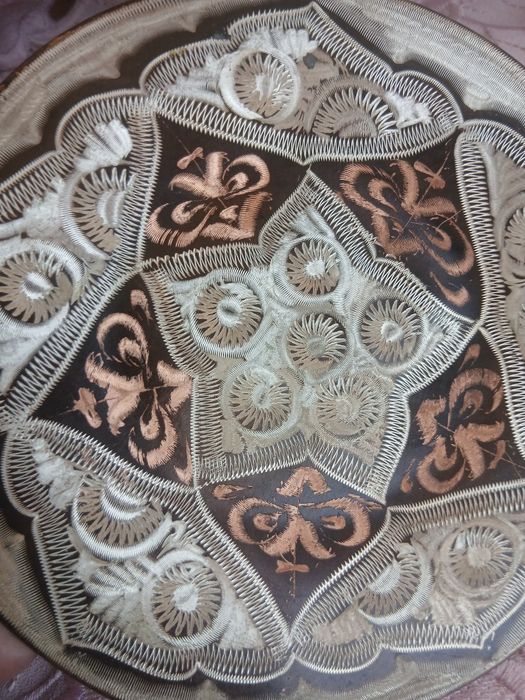 farfurie decorativa din cupru