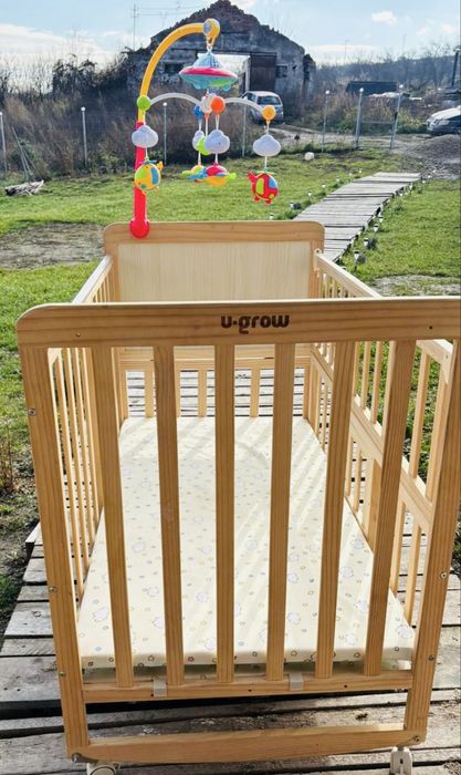 Patut bebe lemn natur U-grow