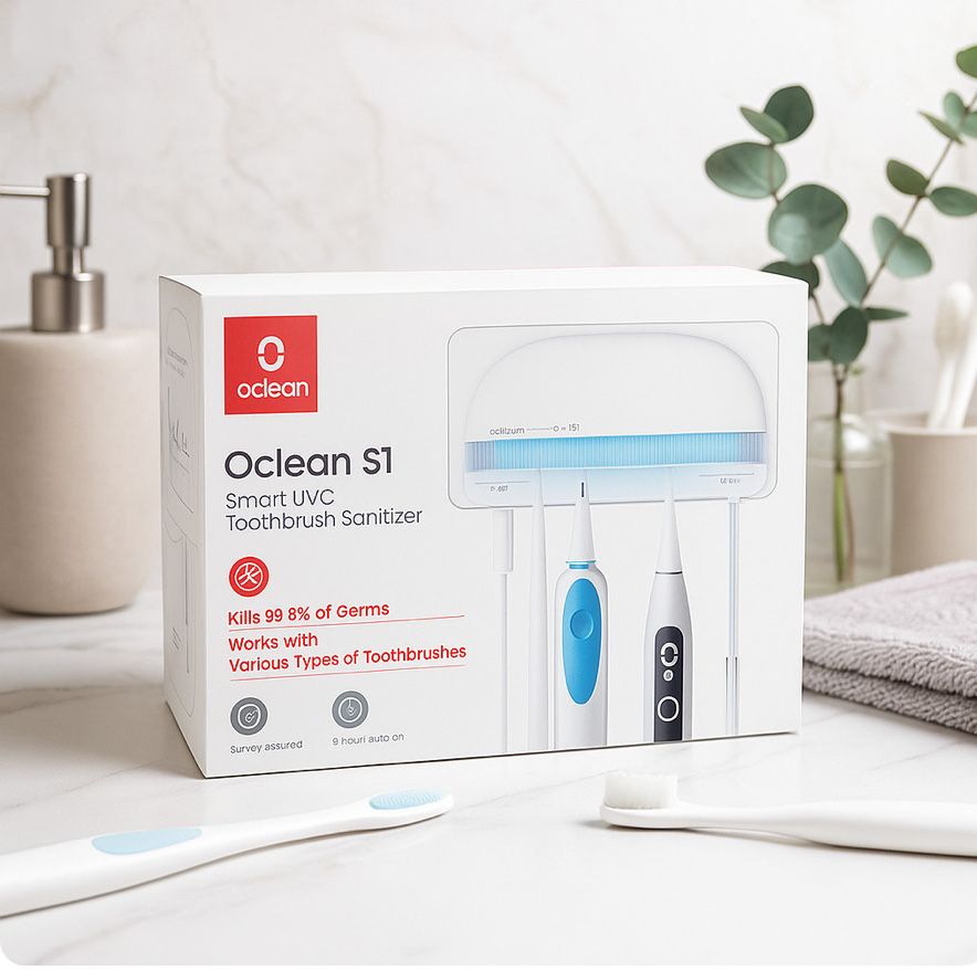 Стерилизатор за четка за зъби Oklean S1,c UVC-LED