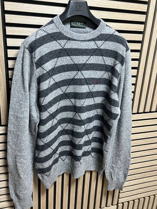 Fred Perry : Made in England - Wool Jumper -Вълна размер ХЛ / Оригинал