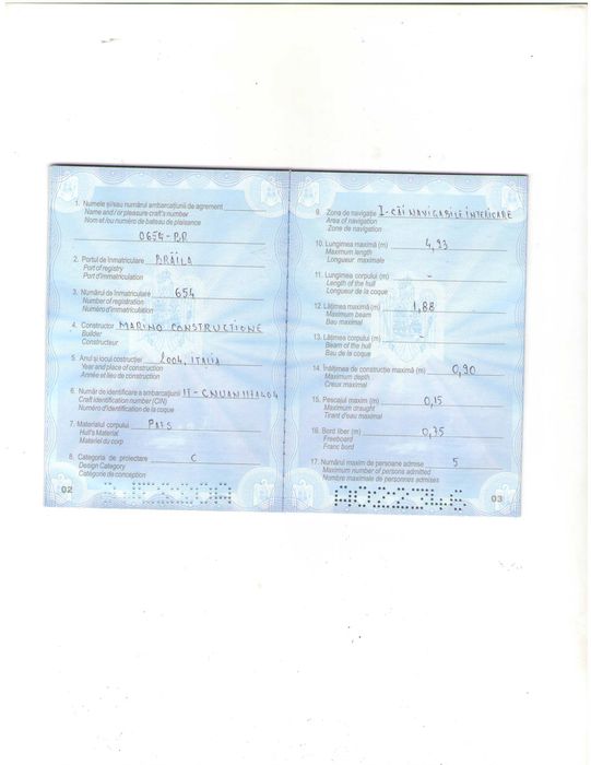 Barca open Marino Anaise 500