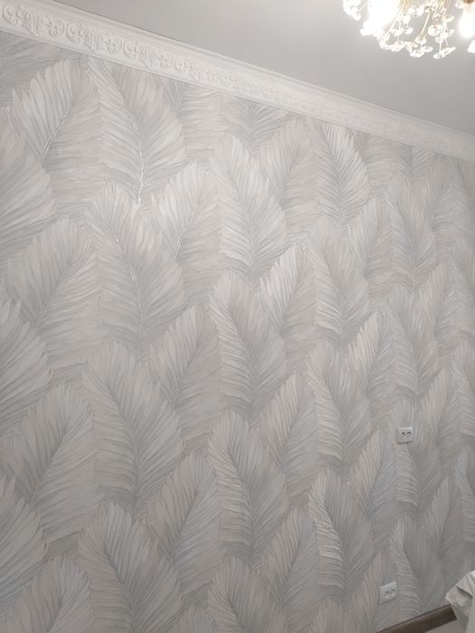 Поклейка обоев покраска стен потолков