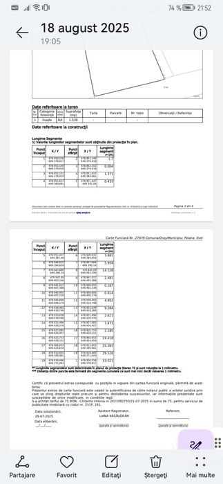 Terenuri de vânzare Localitatea Poiana ilvei jud Bistrița Năsăud...