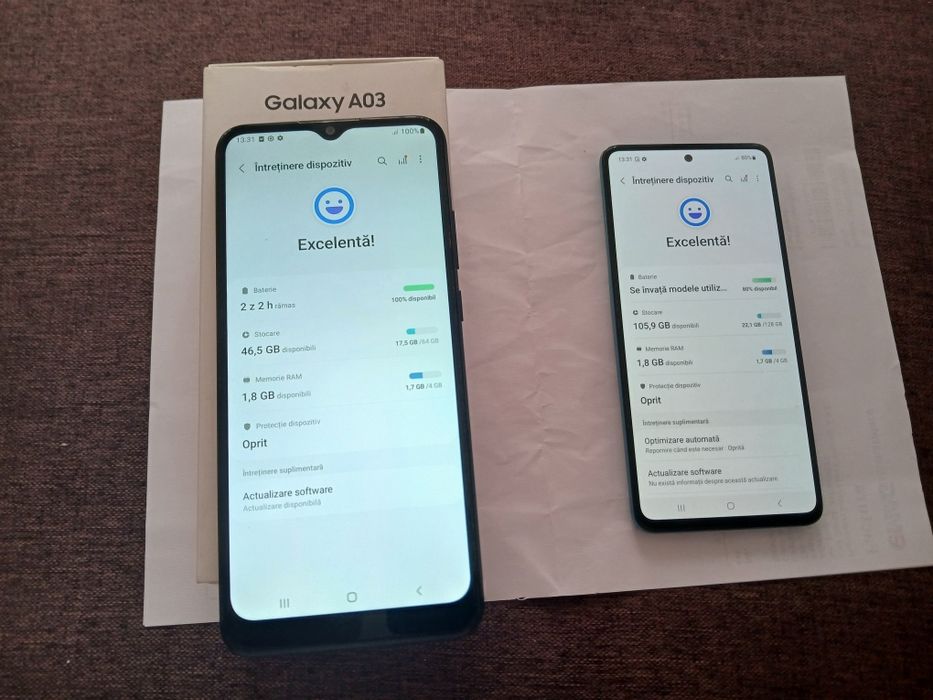 Samsung A03 și Samsung A51