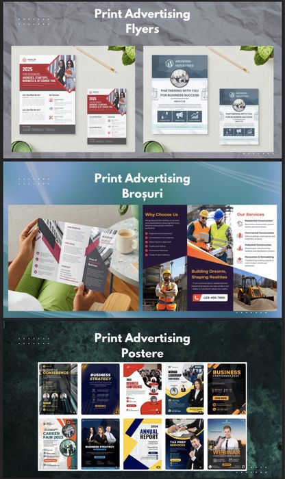 Marketing - Website, Social Media, Print, Promovare Platita