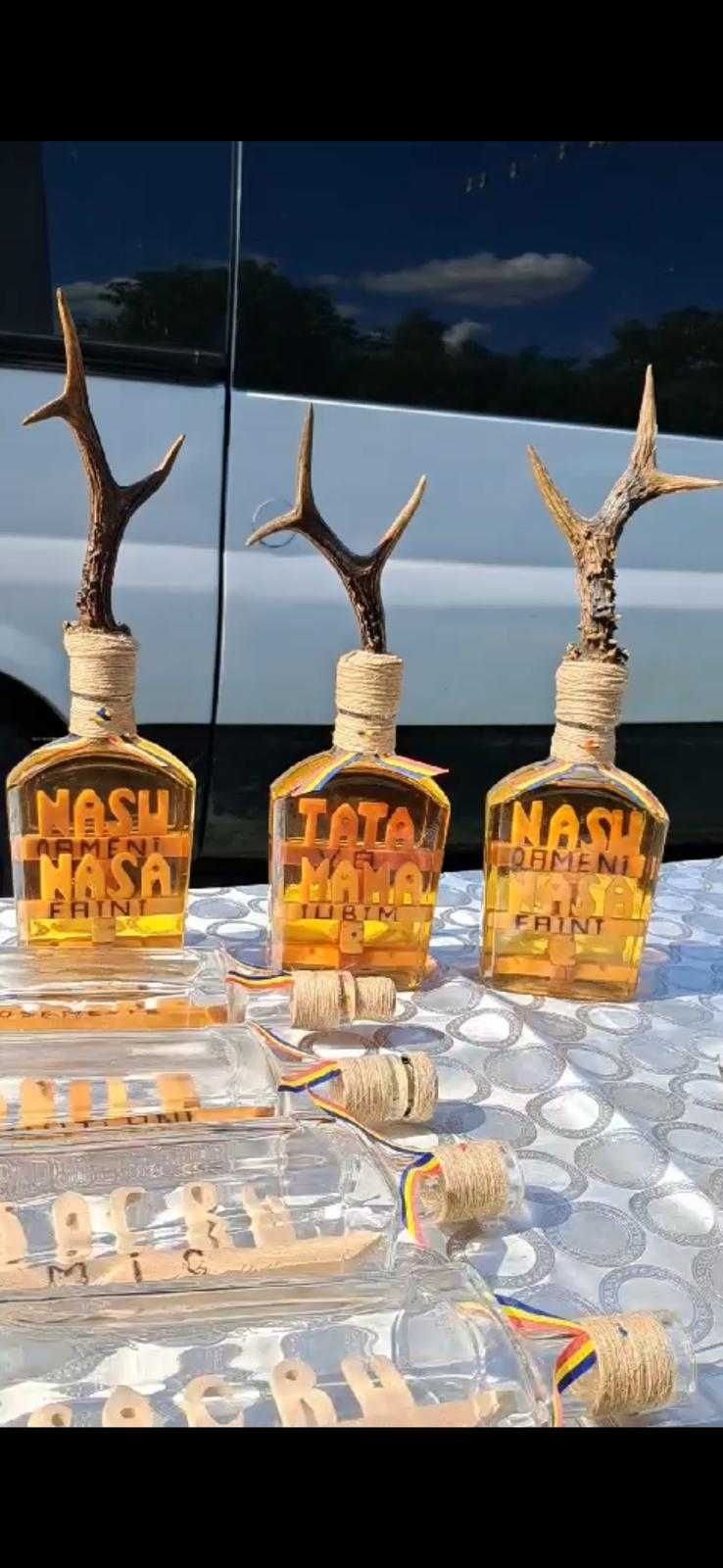 sticle artizanale pentru NASI  nunti boteze zile de nastere
