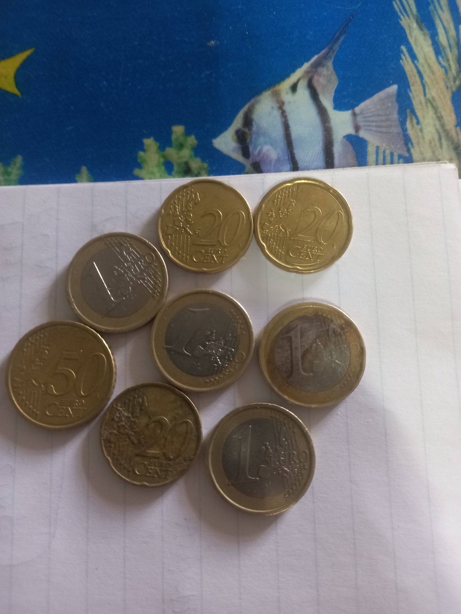 Monede cenți și euro