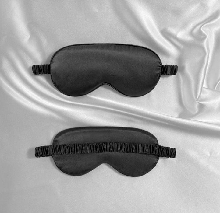 Маска для сна шелковая с пакетиком из органзы