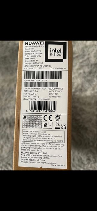 Huawei matebook d14