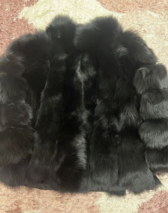 Haina de blana naturala de vulpe