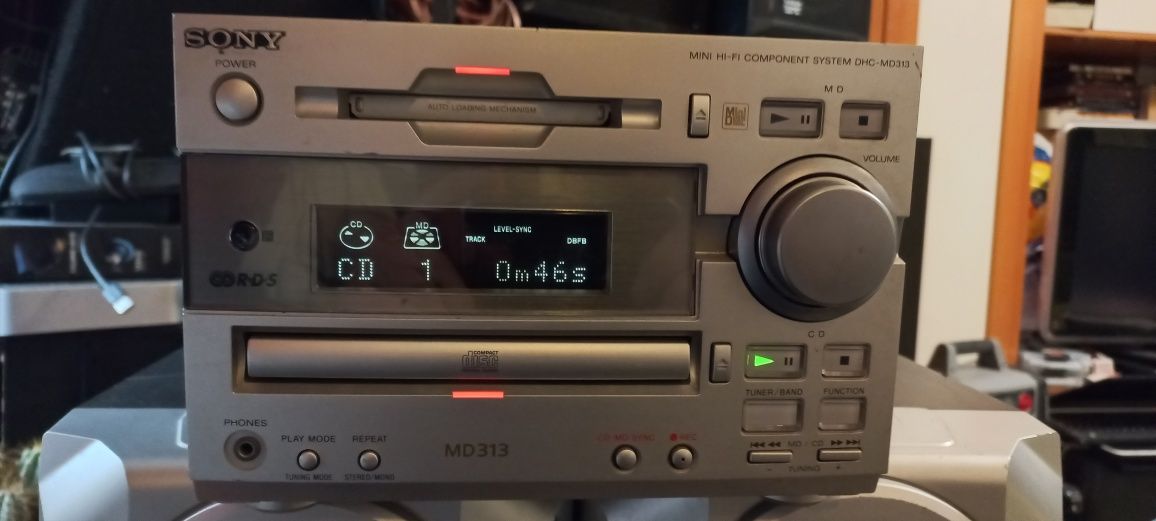 sistem audio Sony cmt-cox11, Sony(minidisc)