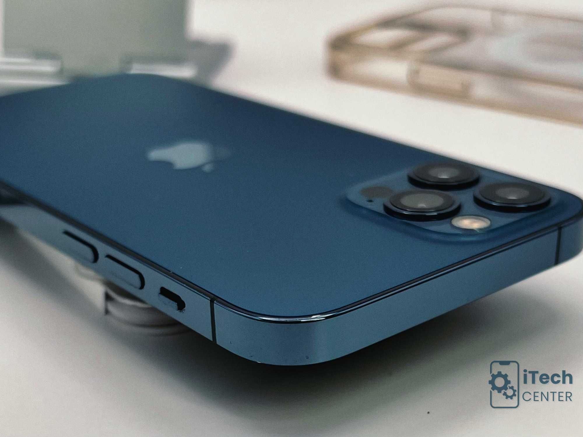 iPhone 12 Pro, 128GB, Blue, 100% батерия, ОТЛИЧЕН, 1г. ГАРАНЦИЯ!