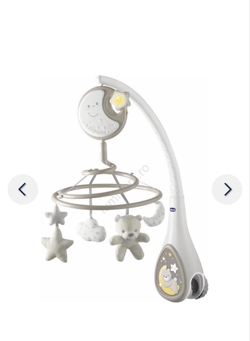 Carusel pentru pătuț cu sunete Chicco 3 în 1