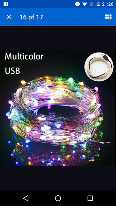 Multicolor USB 100 led