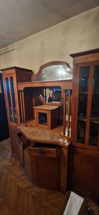 Bufet palisandru interbeliv vechi antic mobila marmura