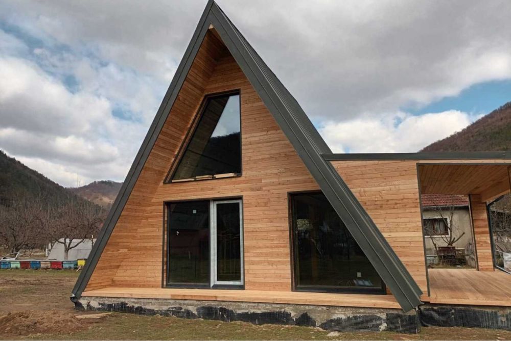 Construim cabane A frame