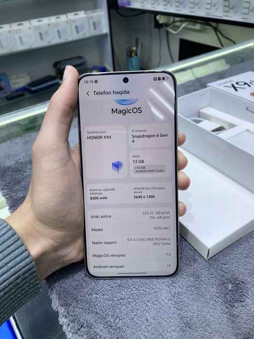 HONOR X9d 12ga 256gb