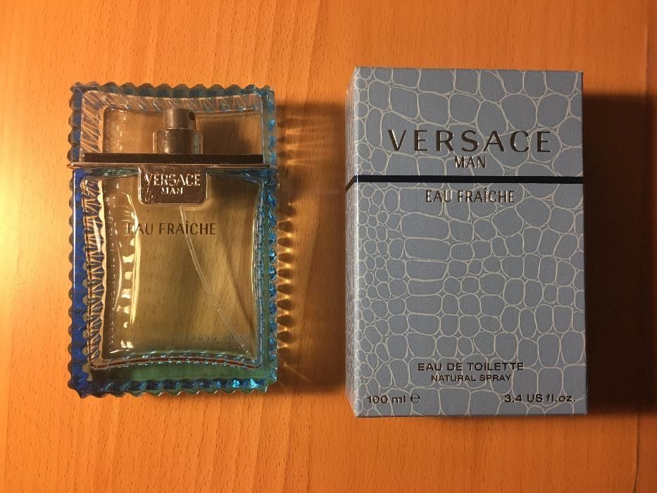 sticluta goala parfum Versace Man Eau Fraiche 100ml originala cu cutie