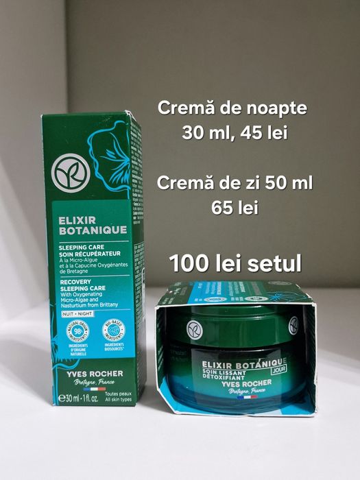 Crema si ser Yves Rocher Lifting/Lift Pro Coll/Hydra Vegetal, Elixir B